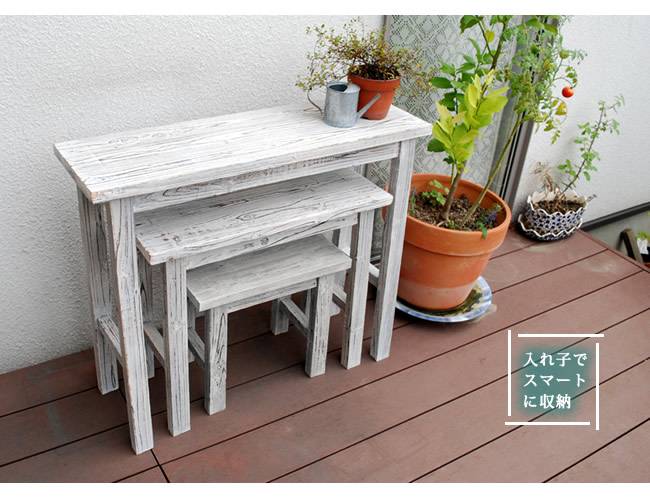 ガーデンラック プランターラック フラワーラック フラワースタンド ラック 花台 屋外 木製 Diy 玄関 おしゃれ アンティーク スリム 室内 幅60 白 棚 Onpointchiro Com