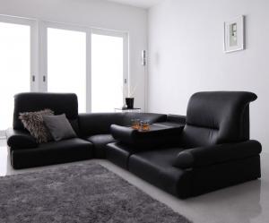 ソファー 3人掛け レザー ローソファ コーナーソファ 【ブラック】 RELAX FORM 関家具 公式店 ソファー 3人掛け 北欧 カウチ ソファ