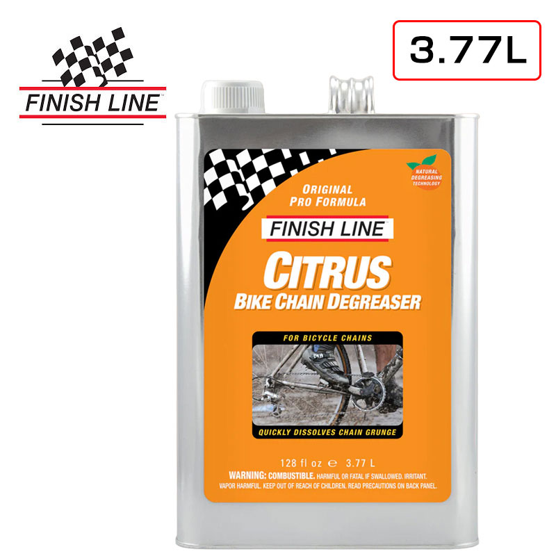 為し終える伝達ルート 【チェーン店洗浄剤におすすめ】CITRUS BIKE CHAIN DEGREASER （シトラスバイクチェーンディグリーザー）【3.77L缶】 FINISH LINE