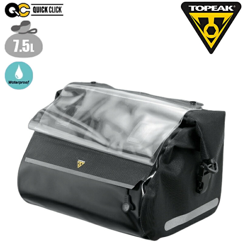 トピーク BAG26900 Handlebar Dry Bag （ハンドルバードライバッグ） 黒いこと TOPEAK