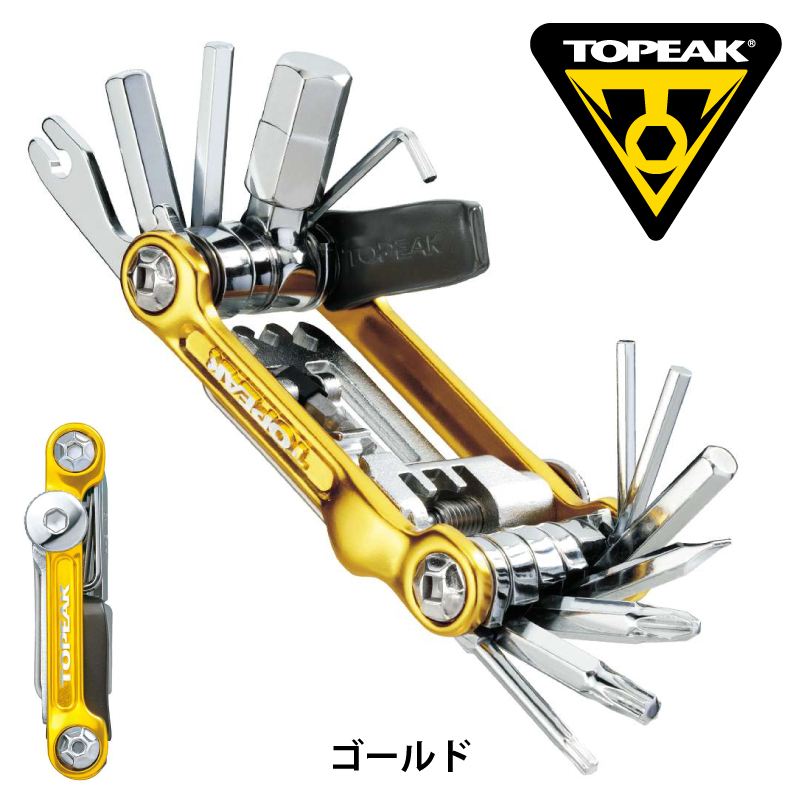 楽天市場 Topeak トピーク Tol Mini Pro ミニプロ ゴールド ミニツール マルチツール 携帯工具 工具 メンテナンス ロードバイク 携帯工具 自転車のqbei 楽天市場支店