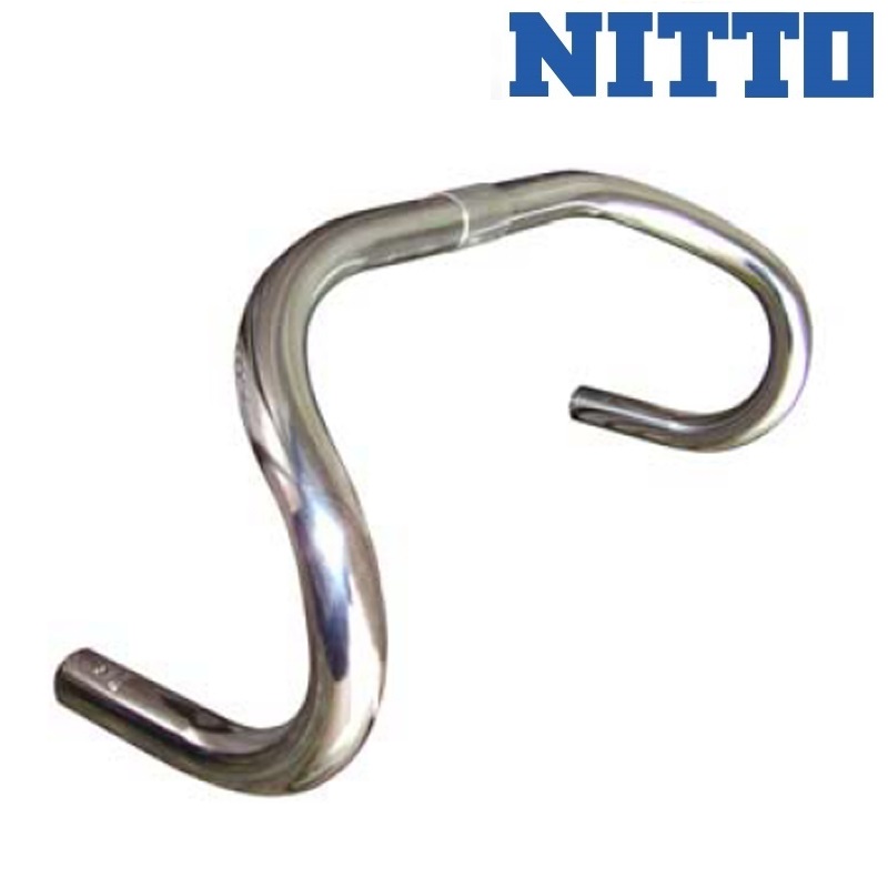 ニットー B123 クロモリ ハンドルバー クランプ径：25.4mm NITTO 送料無料