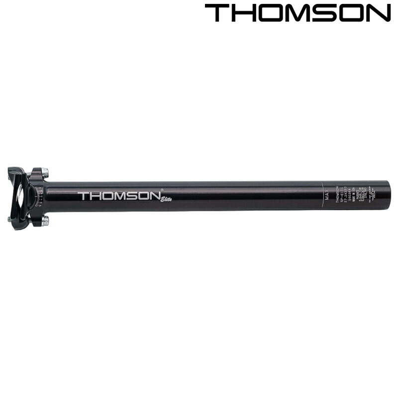 楽天市場】THOMSON ELITE SEATPOST 30.9mm Black Straight / Setback