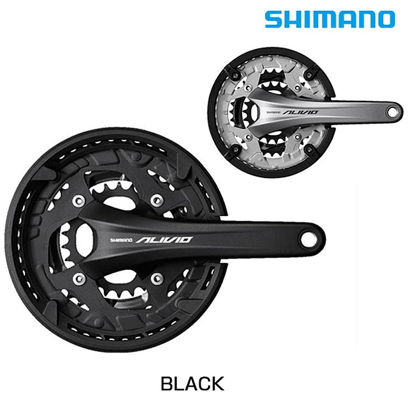 シマノ FC-T4060 48×36×26T 175mm 9S チェーンガード付 BB別売 SHIMANO 送料無料