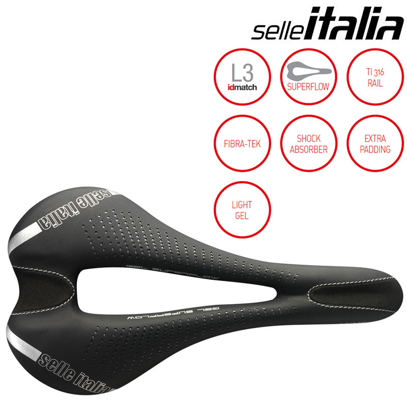SelleItalia WATT GEL TI316 SUPERFLOWサドル WATT GEL Ti316 スーパーフロー | 株式会社フカヤ