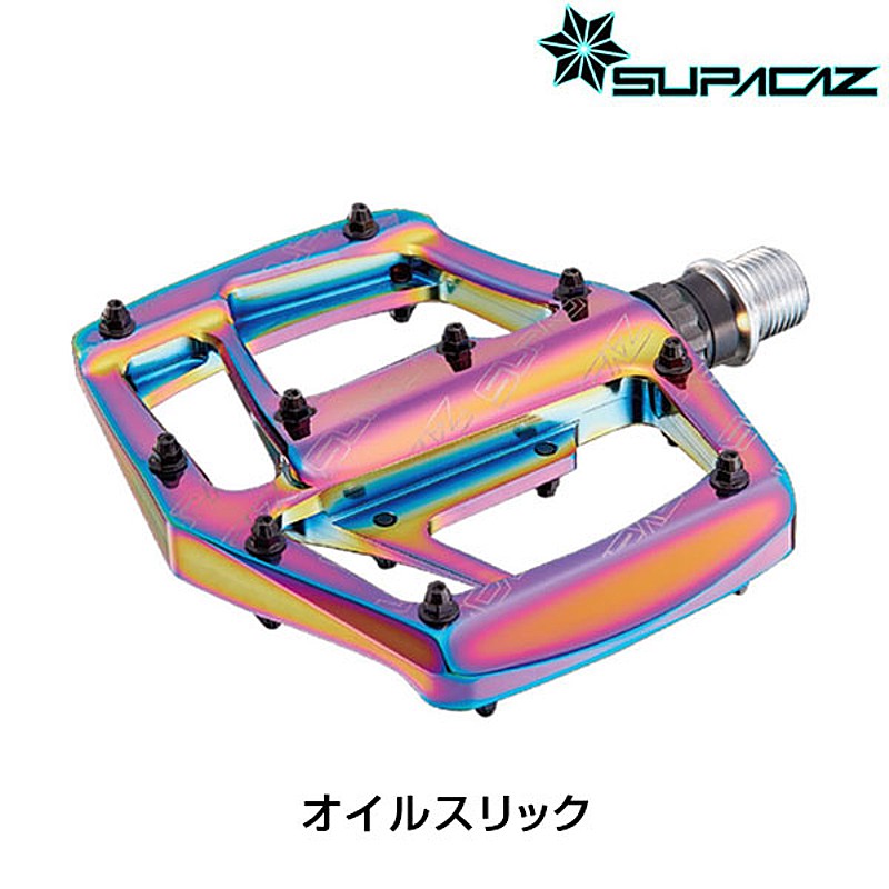 supacaz orbitron ピンク アルミ フラットペダル スパイク付き Amazon | SUPACAZ（スパカズ） ORBITRON DH PNK ピンク ペダル