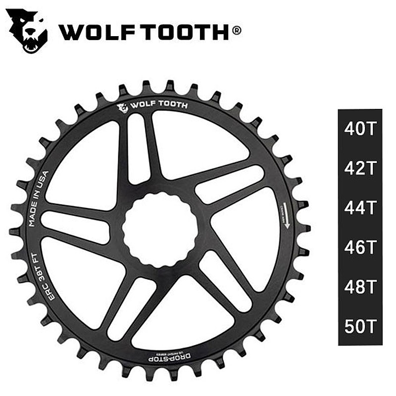 楽天市場】ウルフトゥース Drop stop Chainring（ドロップストップ