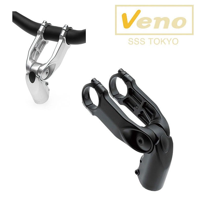 正規 veno ヴェノ ハイスタックステム 31.8×110mm ブラック 自転車部品