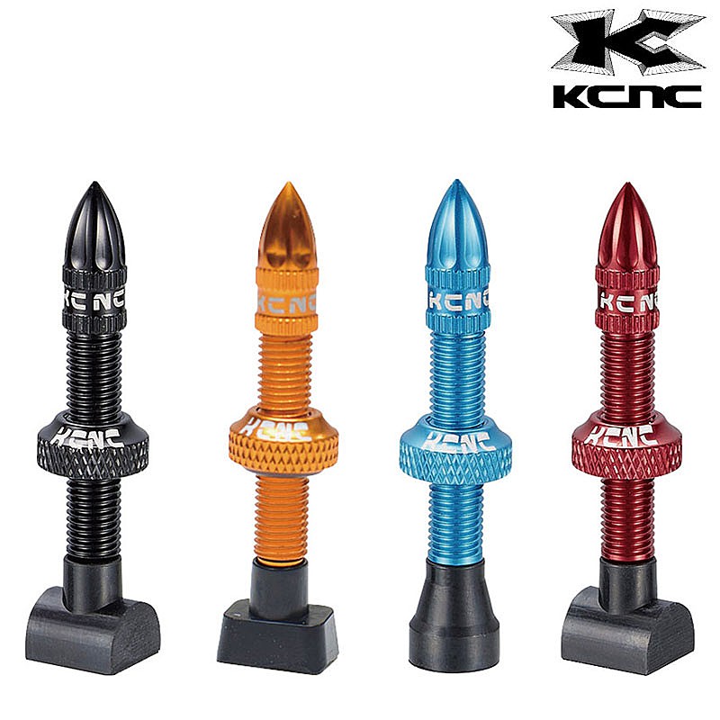 ケーシーエヌシー ALUMINUM TUBELESS VALVE （アルミチューブレスバルブ）弁膜長：100粍 KCNC