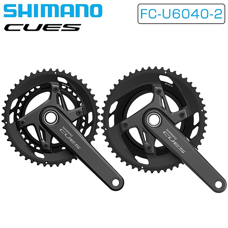 シマノ FC-U6040-2 ホローテック2 クランクセット9/10スピード 46×32T 50×34T CG無 CUES SHIMANO