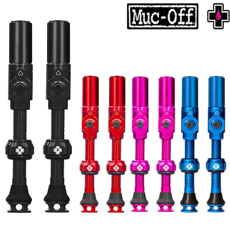 Muc-Off ビッグボア ハイブリッド チューブレスバルブ Iridescent 虹色　Size: Large Amazon | マックオフ （Muc-Off） 自転車用 チューブレスバルブ
