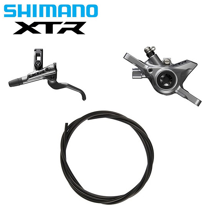 シマノ XTR BL-M9200/BR-M9200 2ピストンJKIT 左後 レジン 1700mm オイル充填済み SHIMANO