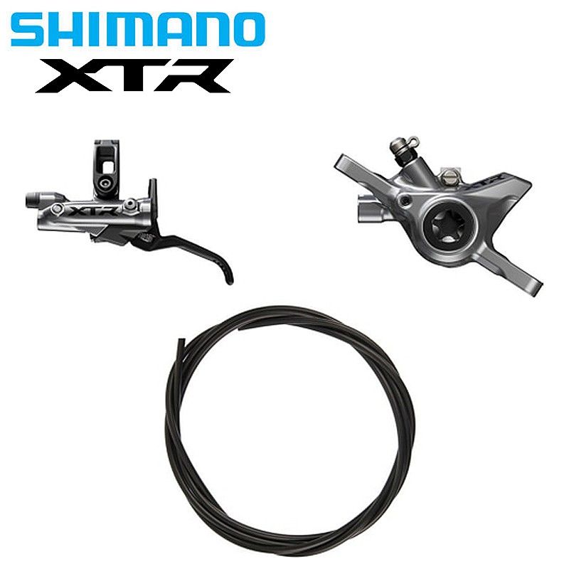 シマノ XTR BL-M9220/BR-M9200 2ピストンJKIT 左後 メタル 1700mm オイル充填済み SHIMANO
