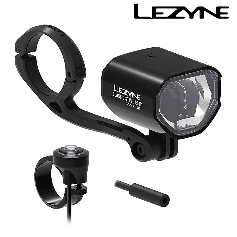 レザイン E-BIKE CLASSIC STVZO E900+ フロントライト 1000ルーメン LEZYNE 送料無料