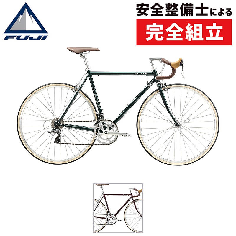 カゴ・ライト・鍵つき・配送・手渡しも可】FUJI BALLAD (ブラック