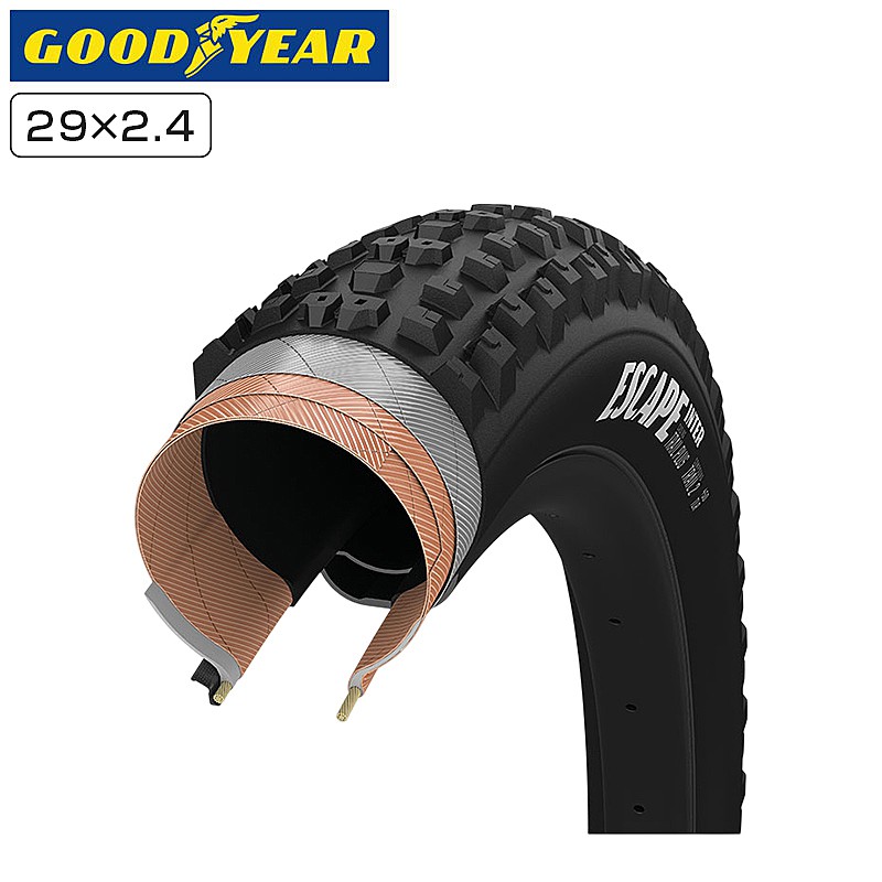 グッドイヤー ESCAPE INTER TRAIL PLUS （エスケープインタートレイルプラス）29x2.4 チューブレスレディ GOODYEAR 送料無料