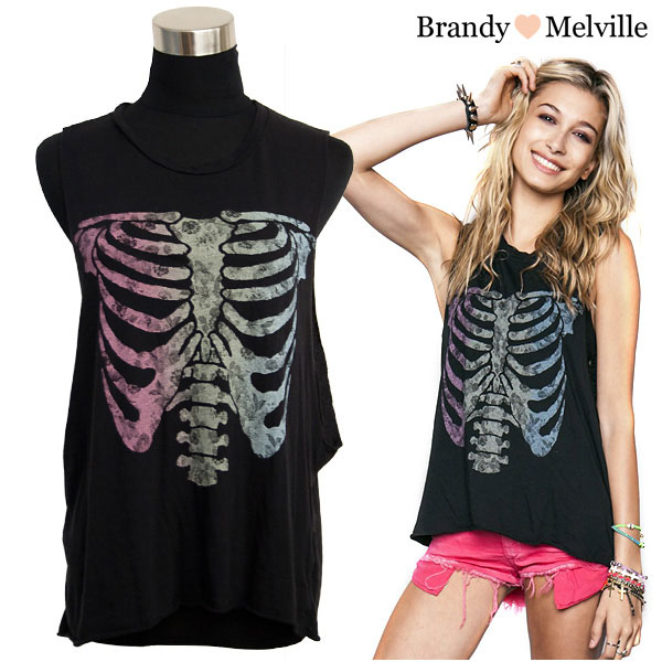 楽天市場】BrandyMelville ブランディーメルビル タンクトップ スカル