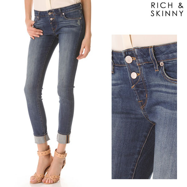 Rich&Skinny リッチアンドスキニー スキニーデニム ジーンズ BUTTON UP SKINNY 1545875