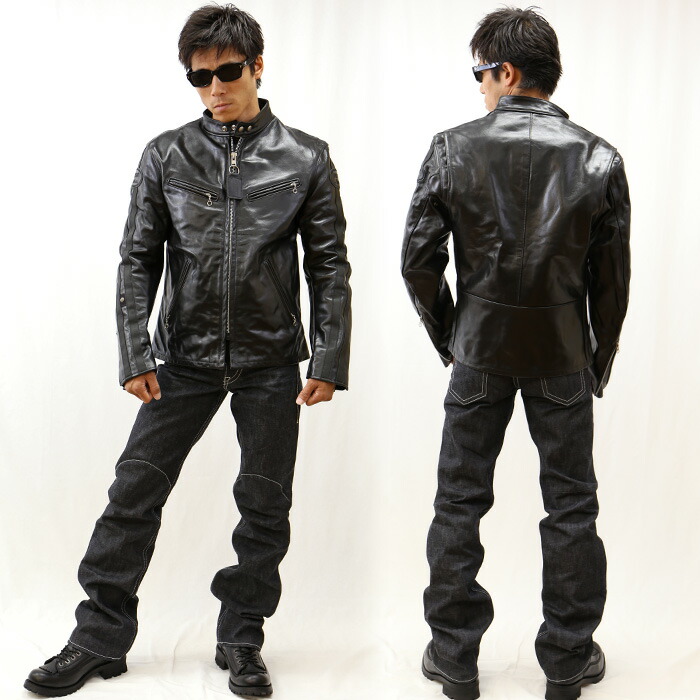 Vanson 9D シングル ライダース 38 VANSON 9D SINGLE RIDERS CUSTOM バンソン 9D 別注 （袖丈