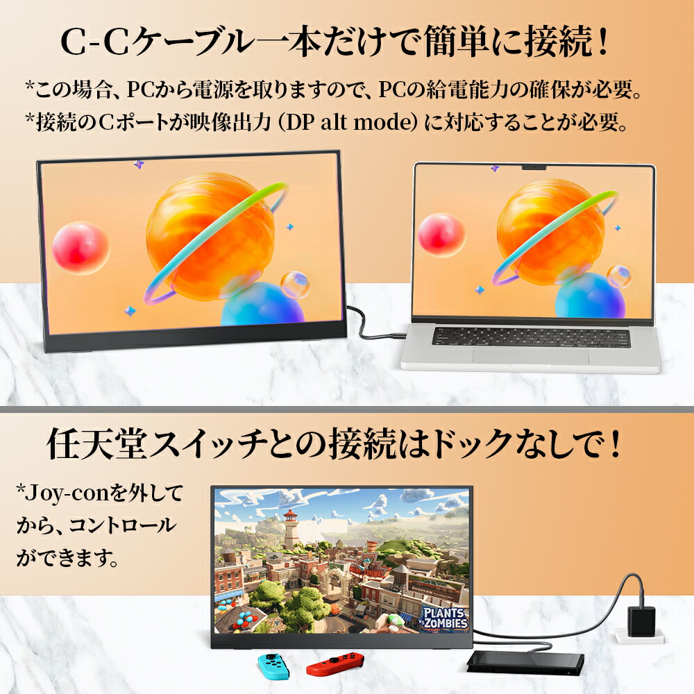 VisionOwl モバイルモニター 15.6インチ 自立型 収納ケース付き 指紋