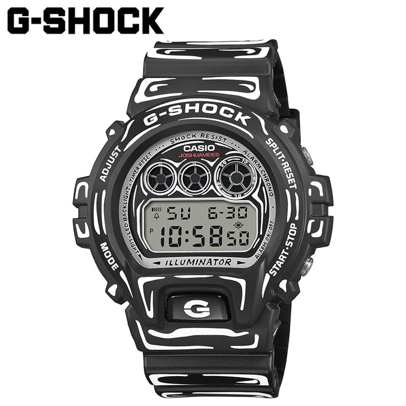 カシオ ジーショック DW-6900JV-1JR 時辰儀 ウオッチ 国内定め事品 CASIO G-SHOCK Gぼうぜん自失 御覧になる LED点火装置 雨合羽 空圧雨合羽 耐衝撃社会システム
