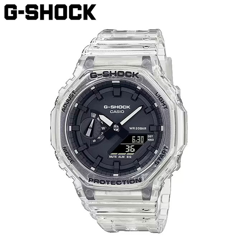 カシオ ジーショック GA-2100SKE-7AJF 時辰儀 ウオッチ 国内定め事品 CASIO G-SHOCK Gぼうぜん自失 御覧になる LED点火装置 雨合羽 空圧雨合羽 耐衝撃社会システム