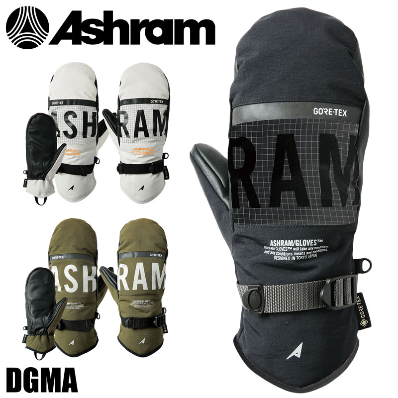 楽天市場】24-25 ASHRAM PROFILE LOGO MITT スノーボード ミトン