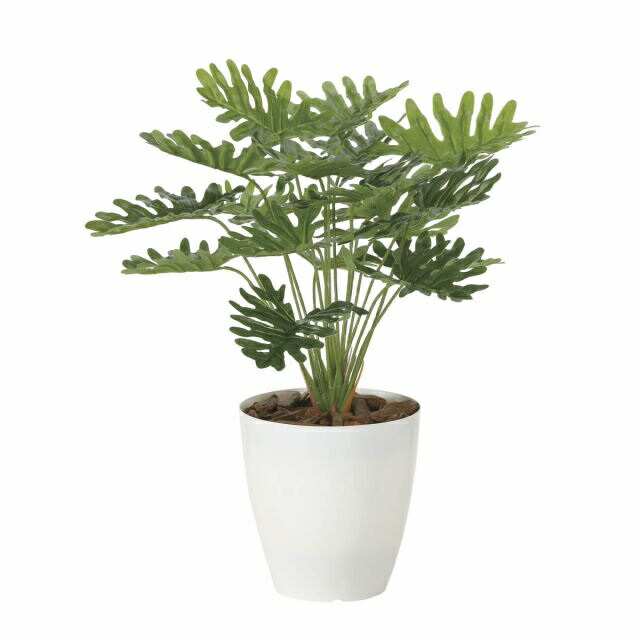 インテリア フェイクグリーン・人工観葉植物 -テーブルタイプ- フレッシュクッカバラ 45cm 光触媒加工（V-CAT）