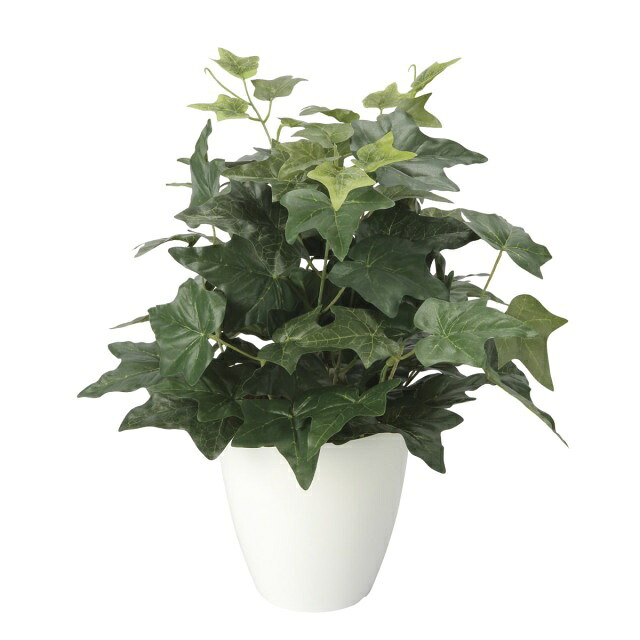 インテリア フェイクグリーン・人工観葉植物 -テーブルタイプ- アイビ―M 38cm 光触媒加工（V-CAT）