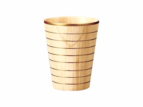 今月限定 特別大特価 日本製山中漆器 木製栃材シットリとした感触のオールドフリーカップ L ゴールドライン 軽くて冷めにくいカップ 人気ブランド Coldwellbankerstt Com