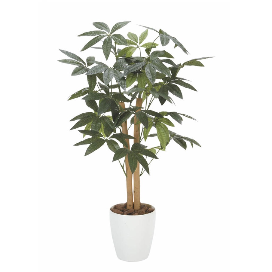 インテリア フェイクグリーン・人工観葉植物 パキラ 90cm 光触媒加工（V-CAT）｜七to八-Seven to eight-