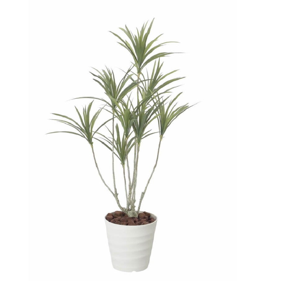インテリア フェイクグリーン・人工観葉植物 ドラセナ1.4m（ポリ製） 光触媒加工（V-CAT）｜七to八-Seven to eight-