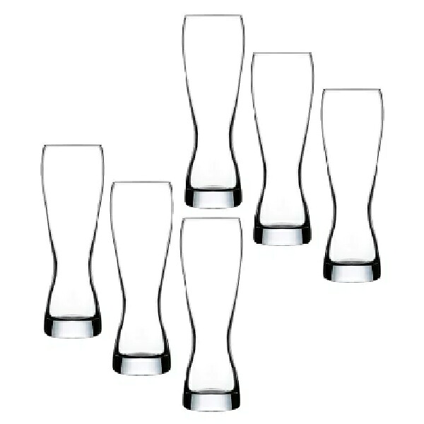 （6客組）二ノ宮クリスタル BEER GLASS (ビアグラス) 50 ウィートビール