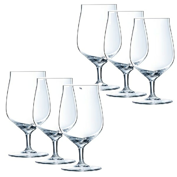 （6客組）Arc International（アルクインターナショナル）Chef & Sommelier（シェフアンドソムリエ）ビアグラス シークエンスビール 37 370ml 全面強化ガラス 食洗機対応 11,242円