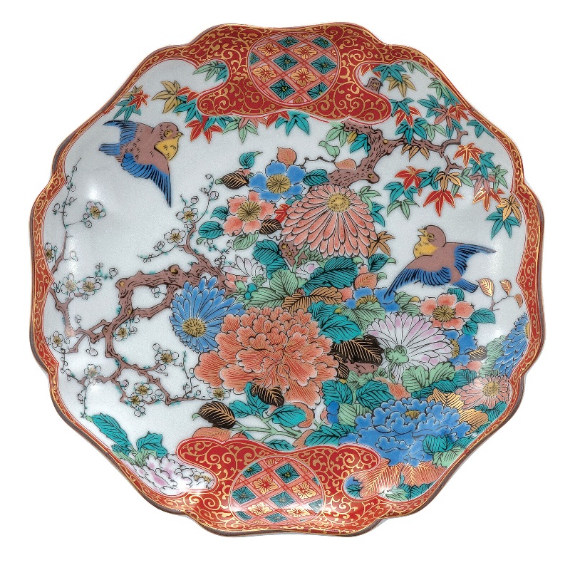 楽天市場】苧野憲夫 九谷焼7号皿 馬 [大皿 盛皿] : 九谷陶芸 北山堂