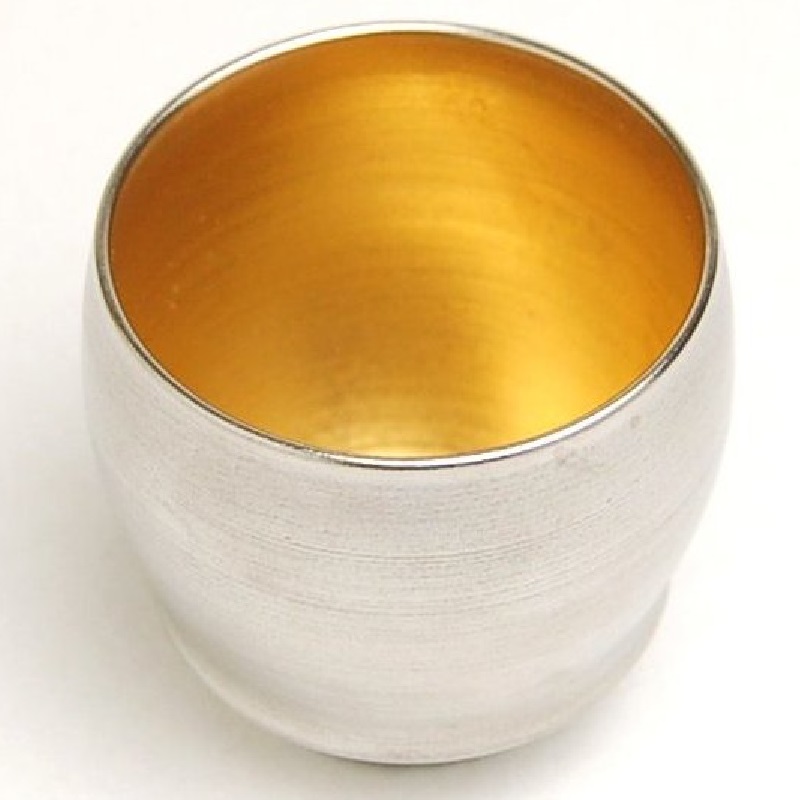有田焼 銀閣(丸型)日本酒グラス SAKE GLASS