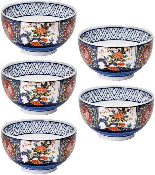 楽天市場】錦彩古伊万里美濃焼ブルーム大丼ペア径14.5cm材質：磁器