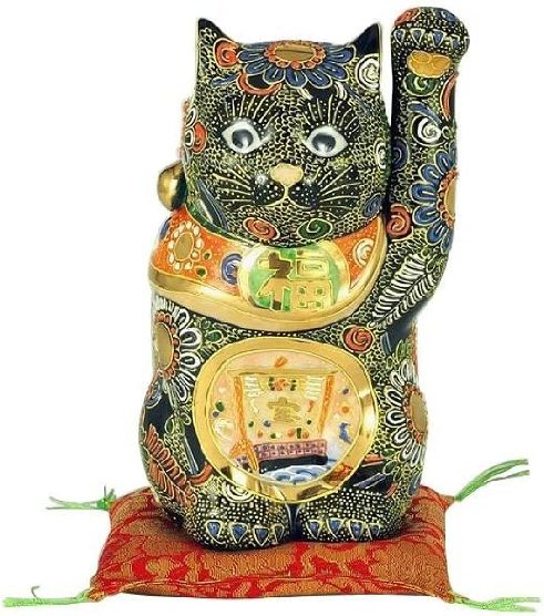 福助／九谷焼／九谷八幡窯／縁起人形／商売繁盛／幸福招来 福助／九谷焼／九谷八幡窯／縁起物／商売繫盛／幸福招来