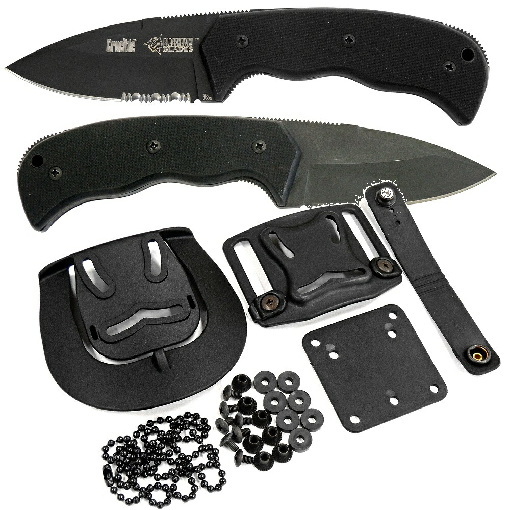 マスターズ・オブ・守備側チーム MOD KNIVES 15CR10BK クルーシブルFX 半波 黒いこと ナイフ-スポーツ・アウトドア-アウトドア