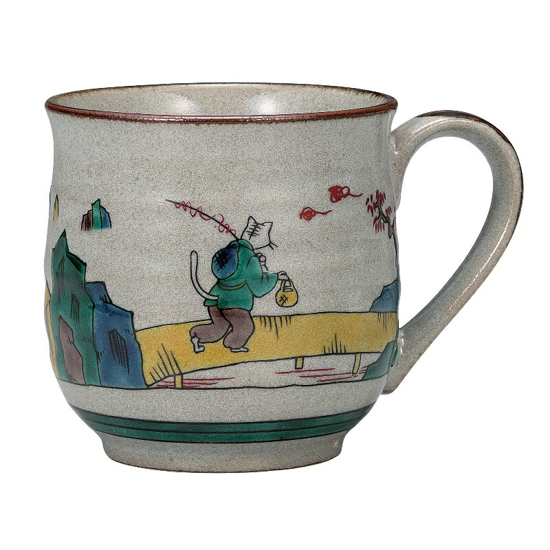 楽天市場】山近泰 九谷焼マグカップ 洋彩 ハリネズミ : 九谷陶芸 北山