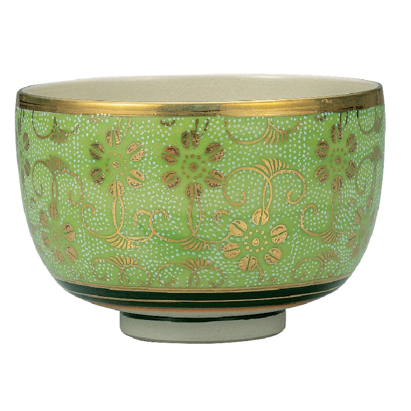 楽天市場】九谷焼 抹茶茶碗 青粒鉄仙 茶道具 : 九谷焼専門店 和座