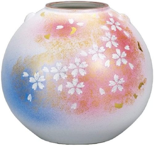 楽天市場】九谷焼 7号花瓶 金箔梅の図 / 山田登陽志 ＜花瓶 花器 人気