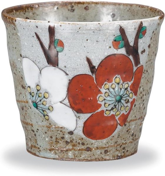 楽天市場】九谷焼 晩酌揃 紅白梅 盆付 福田良則 φ7.5×3.5cm
