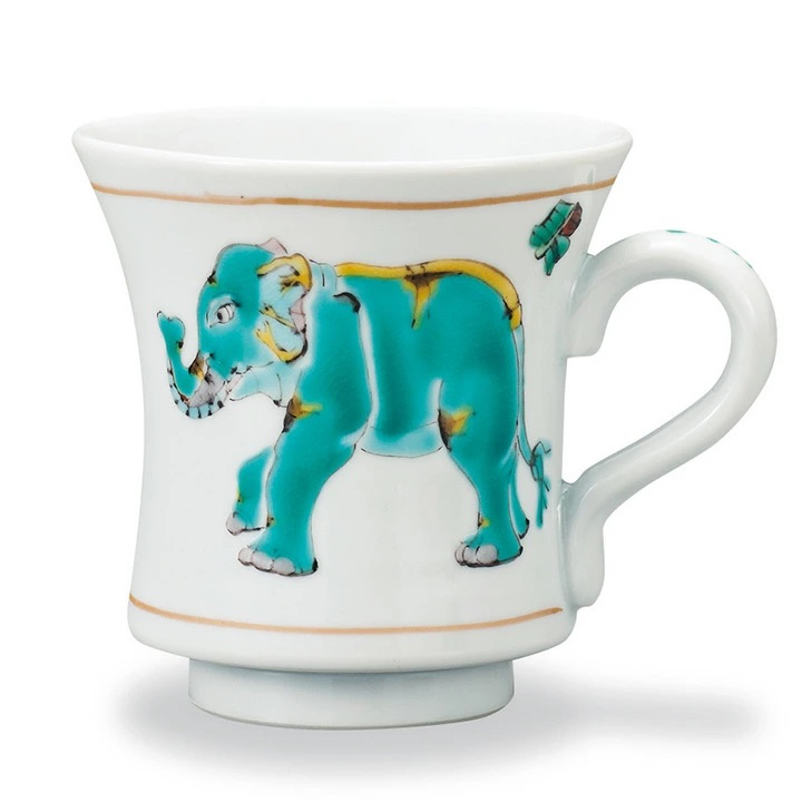 楽天市場】山近泰 九谷焼ぐい呑み 象 : 九谷陶芸 北山堂 楽天市場店