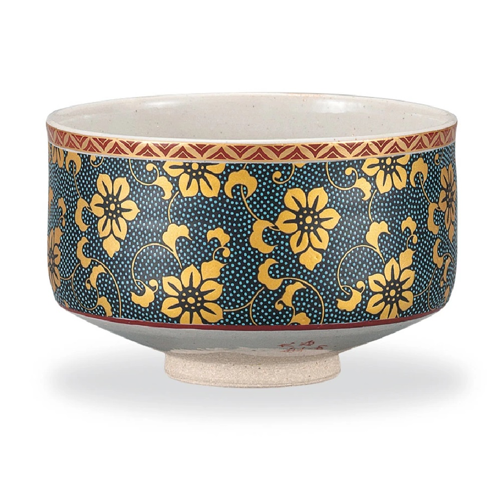 楽天市場】九谷焼 抹茶碗 連山 緑 [茶道具 抹茶茶碗] : 九谷陶芸 北山