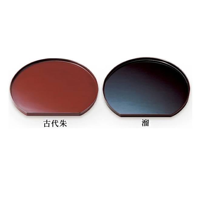 越前漆器・越前塗 雅乃 尺2半月膳|七to八-Seven to eight-