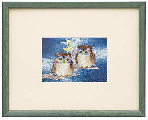 楽天市場】二羽のふくろう 七宝 七宝焼 額 アート アートフレーム 鳥