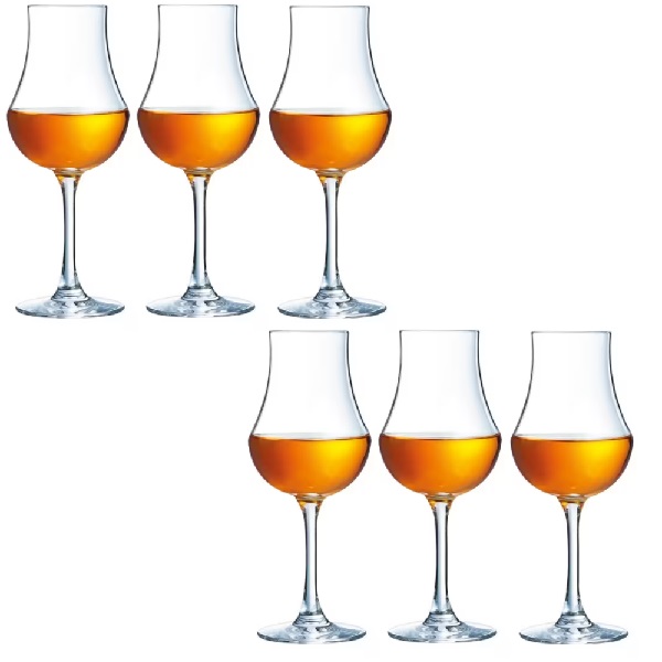 【6客組】Arc International（アルクインターナショナル）Chef \u0026 Sommelier（シェフ＆ソムリエ）リキュールグラス オープンナップ アンビアント16.5 （165cc）全面強化ガラス 食洗機対応