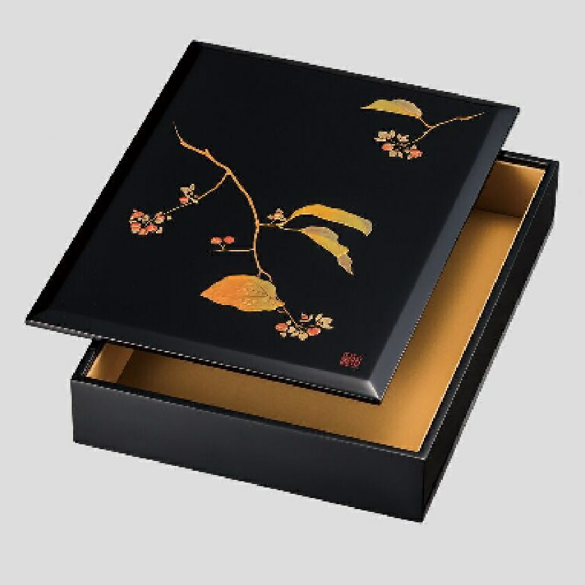 楽天市場】文庫 高岡漆器 尺2錆絵（さびえ）花鳥 : がらんどう