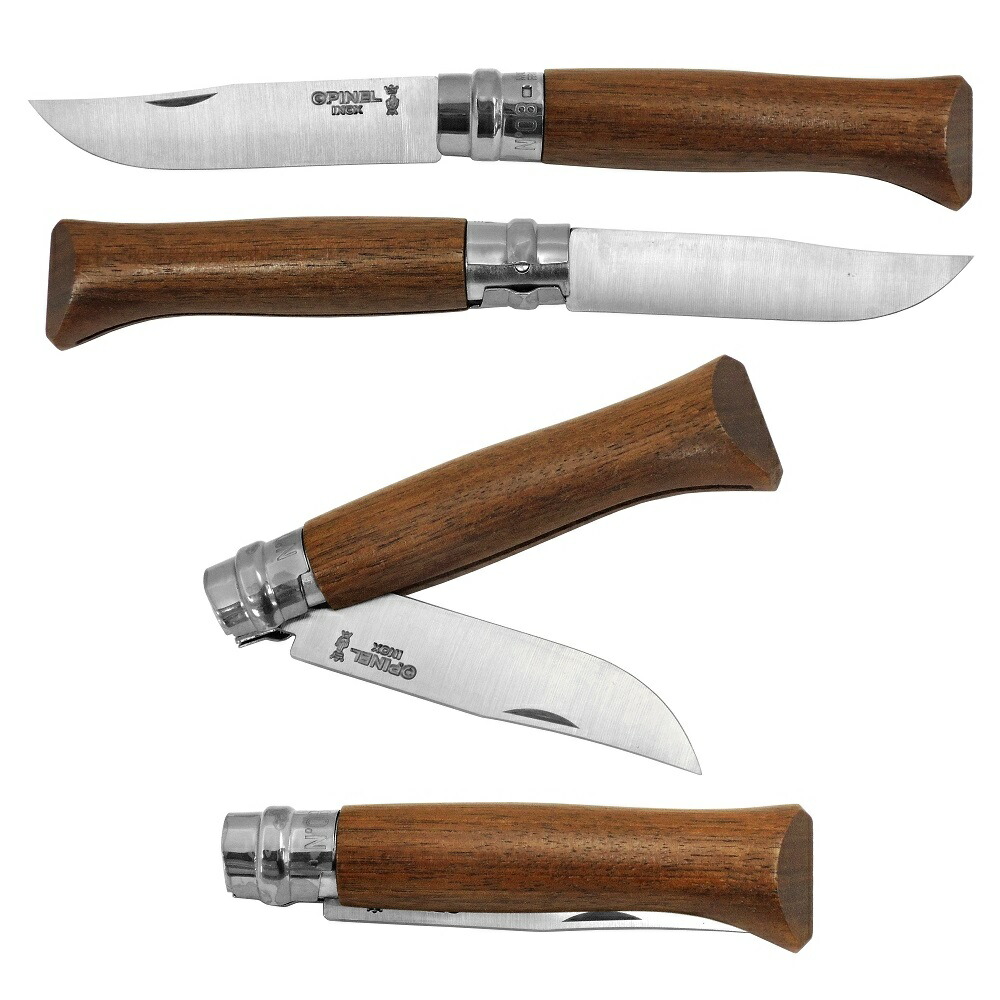 OPINEL (オピネル) 002022 NO.8 ステン ウォルナットウッド